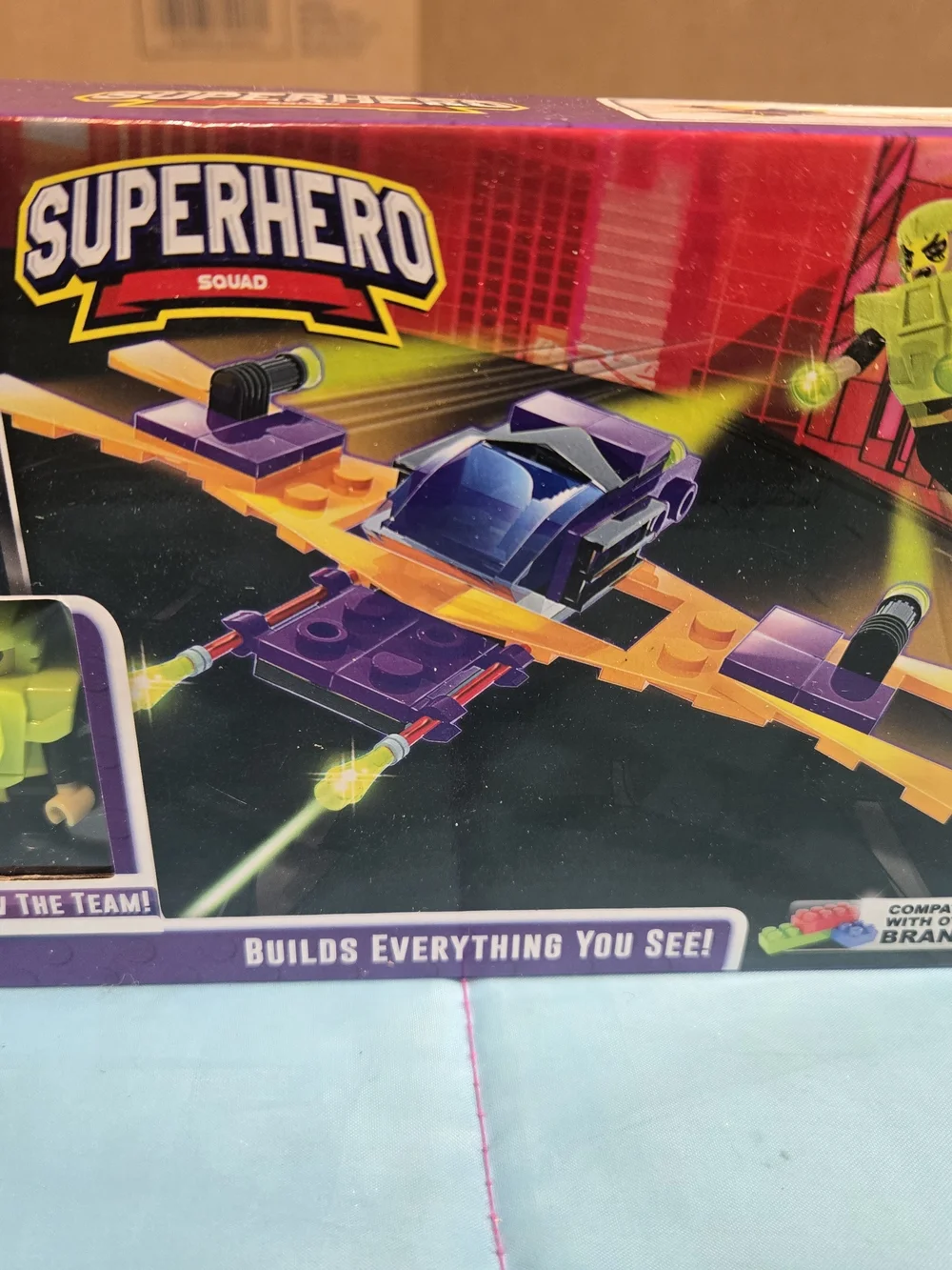 NEW, Blokko Superhero Metro Pursuit 53 pieces New Sealed